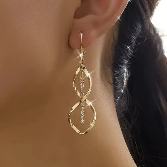 Sunbeam Aretes Espiral | Oro