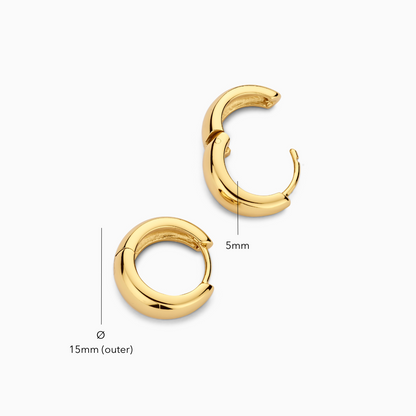 Rue Aretes de Argolla | Oro