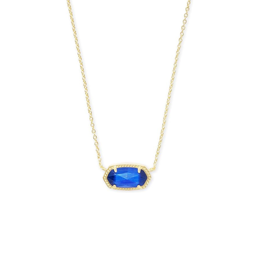 Collar de Zafiro Ovalado Clásico | Oro